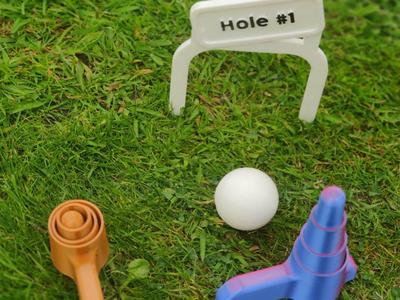Collapsible PiP Garden or Indoors Mini Golf