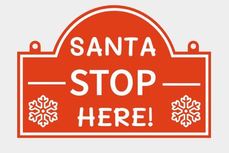 Santa STOP here