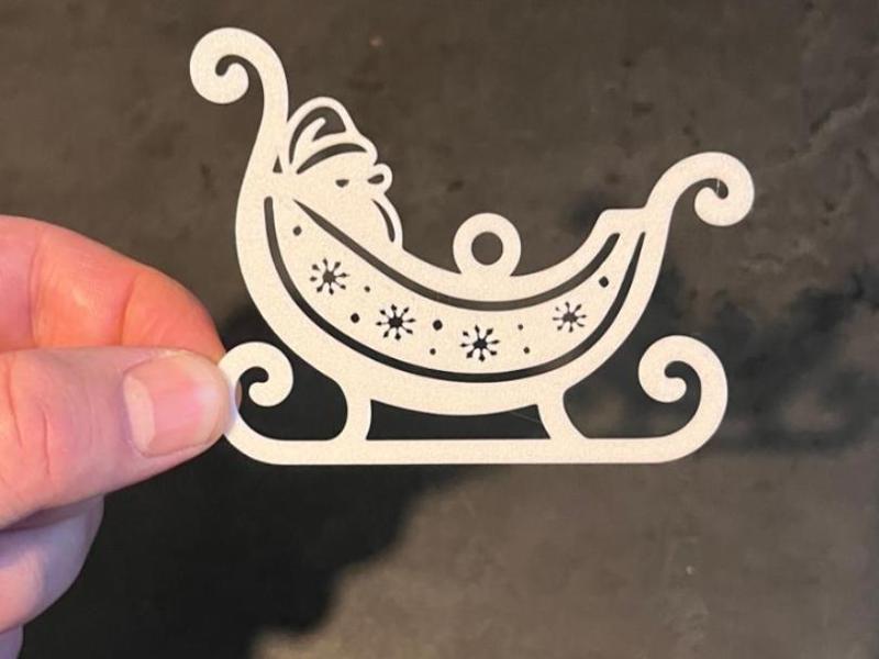 Christmas Tree decoration - Santa Sleigh