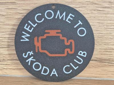 Welcome to Škoda club sign medal