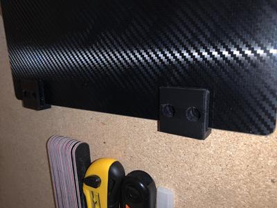 wall mounted printsurface holder for 2