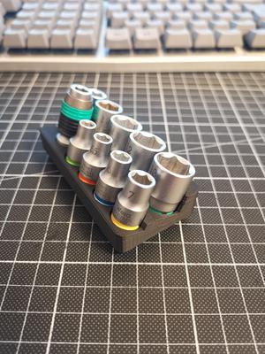 Wera Zyklop 1/4" Socket Organizer Storage Gridfinity