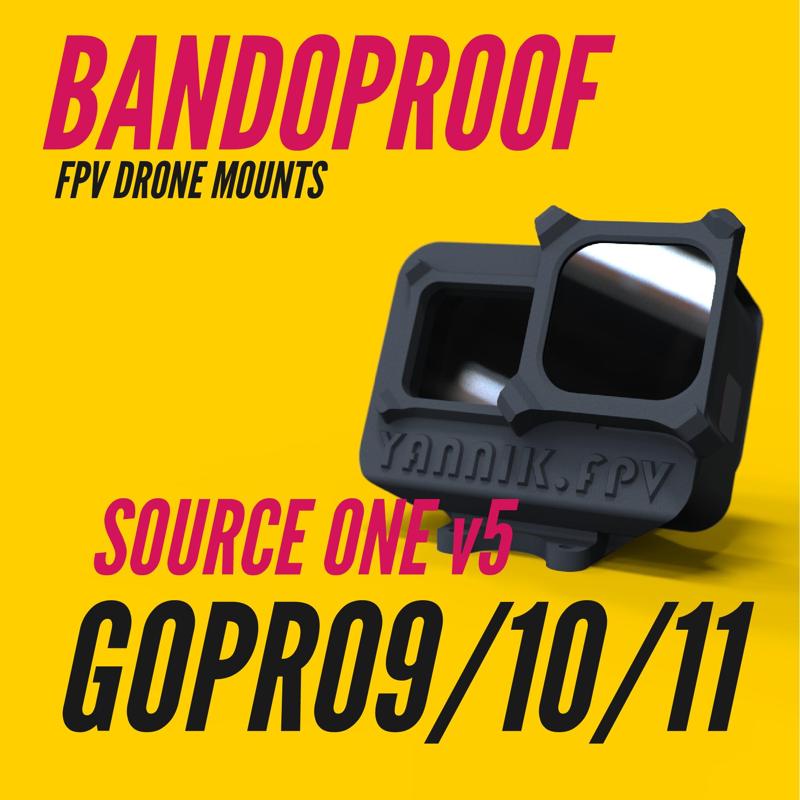 BANDOPROOF // GOPRO 9/10/11 horizontal // TBS Source One V5