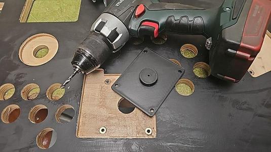 Drill Jiggs/Templates for Arcade Sanwa ServoStik