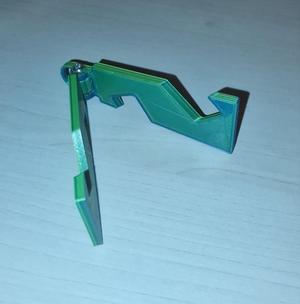 Foldable phone holder (keychain)