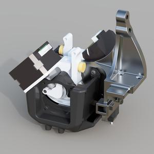 Enhanced Micro Swiss NG Fan Shroud & Dual Extruder Mounting Bracket