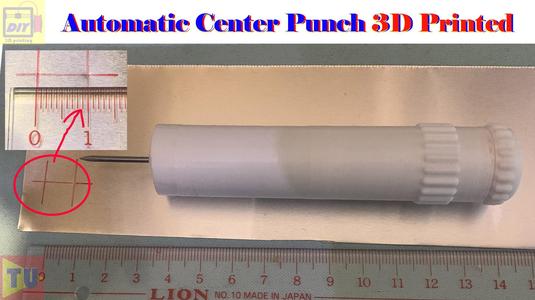 Automatic center punch