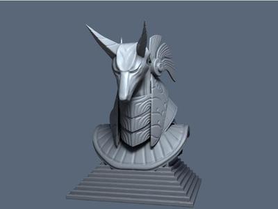 Anubis Head Statue