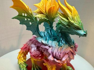 Floral dragon