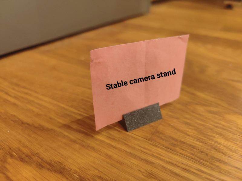 small stable stand for Instant camera images
