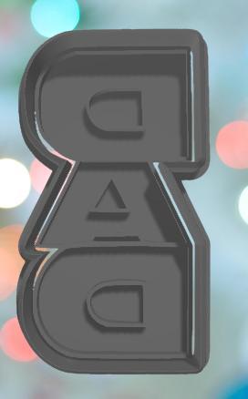 Fathers Day Dad Cookie Cutter