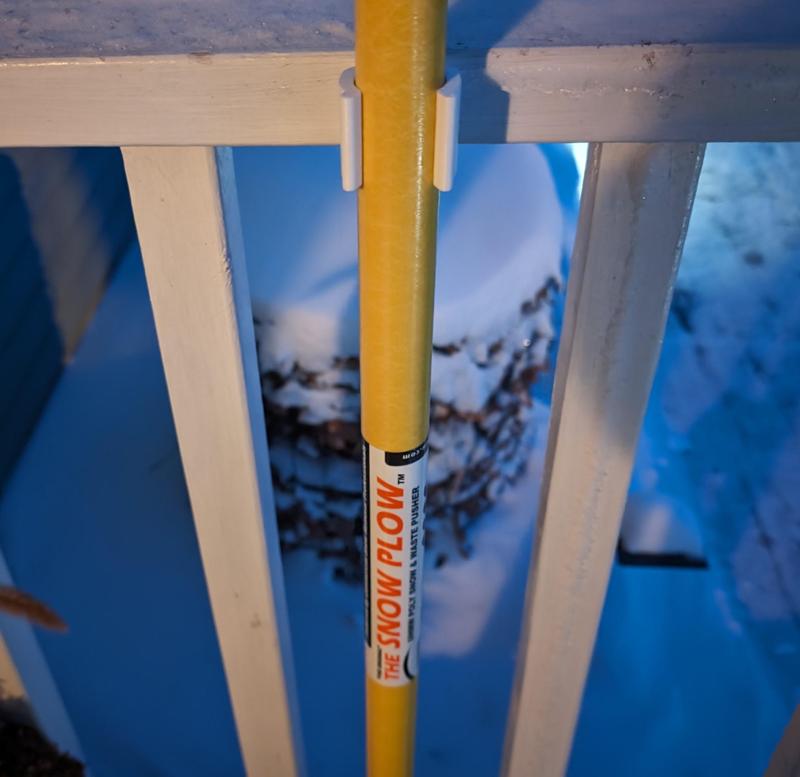 The Snowplow shovel wall hanger