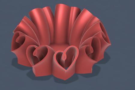 Valentines Day Heart Candy Dish