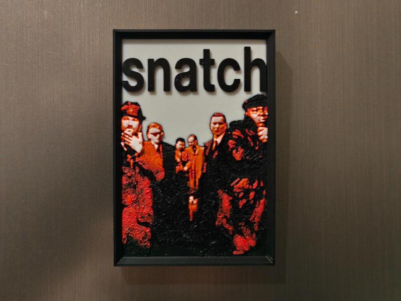 Snatch movie poster fridge magnet