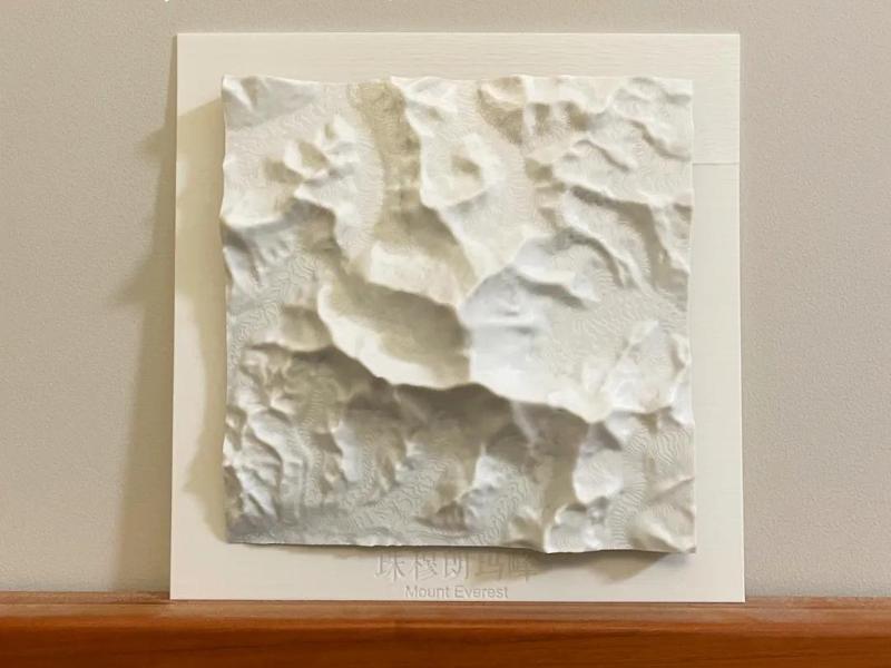 Mount Everest 3Dmap 1/100K