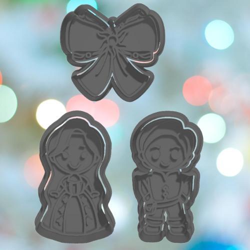Princess Rapunzel Cookie Cutter Set