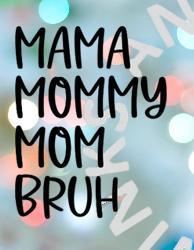 Mama Mommy Stamp Cookie Cutter