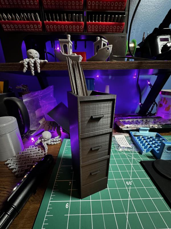 File Cabinet for Needle Files