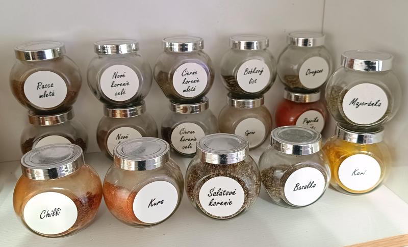 Spicebox markers for IKEA RAJTAN (SVK version)