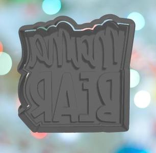 Mothers Day Mama Bear Wording Cookie Cutter