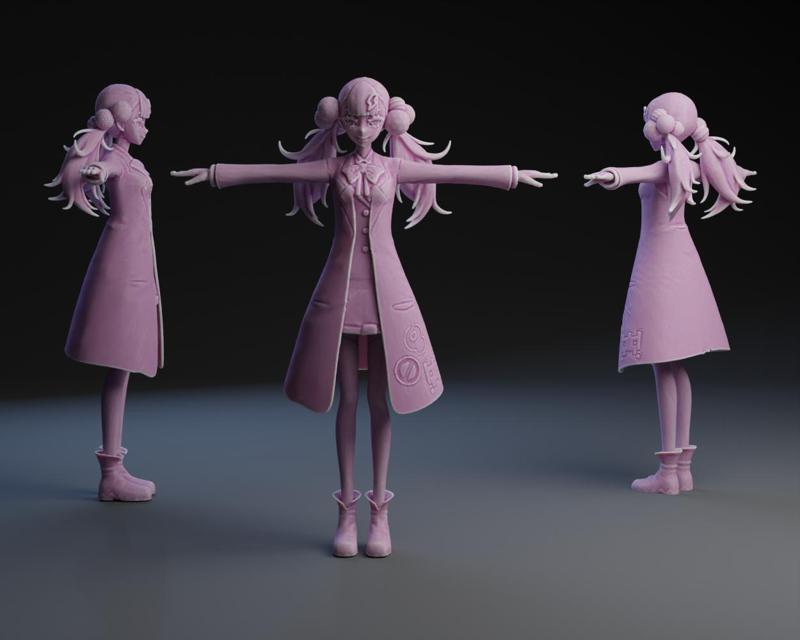 Yuria Togoku in T pose