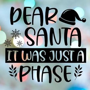 Christmas Stamp Dear Santa Cookie Cutter