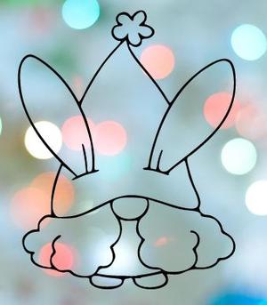 Easter Gnome 15 Cookie Cutter