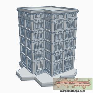 Gothic Building 72 with Hex Base GHB072