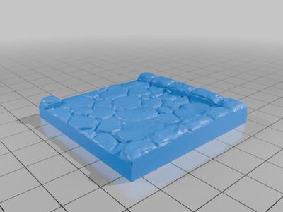 Cobblestone Road (extended set, Openforge 2.0 compatible, with triplex bases)