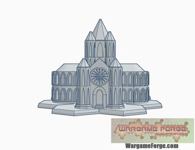 Gothic Building 29 with Hex Base: Cathedral GHB029