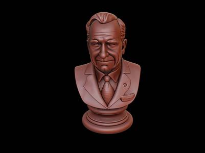 Lyndon B. Johnson Bust