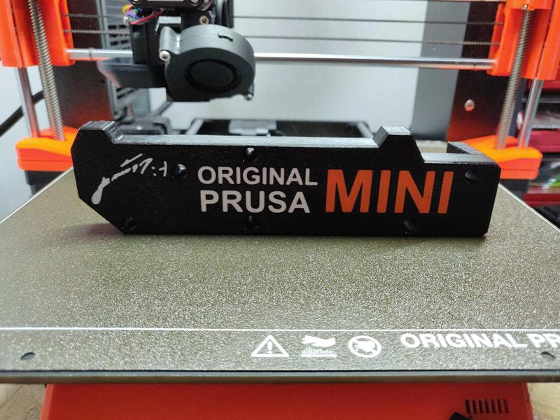 Prusa MINI front Y plate "signed" by Josef Prusa (this is a recreation)