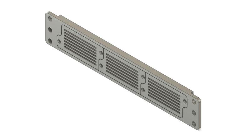 10' Server Rack Panel - 1U - 3 - Blank