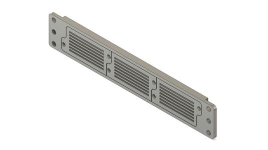 10' Server Rack Panel - 1U - 3 - Blank