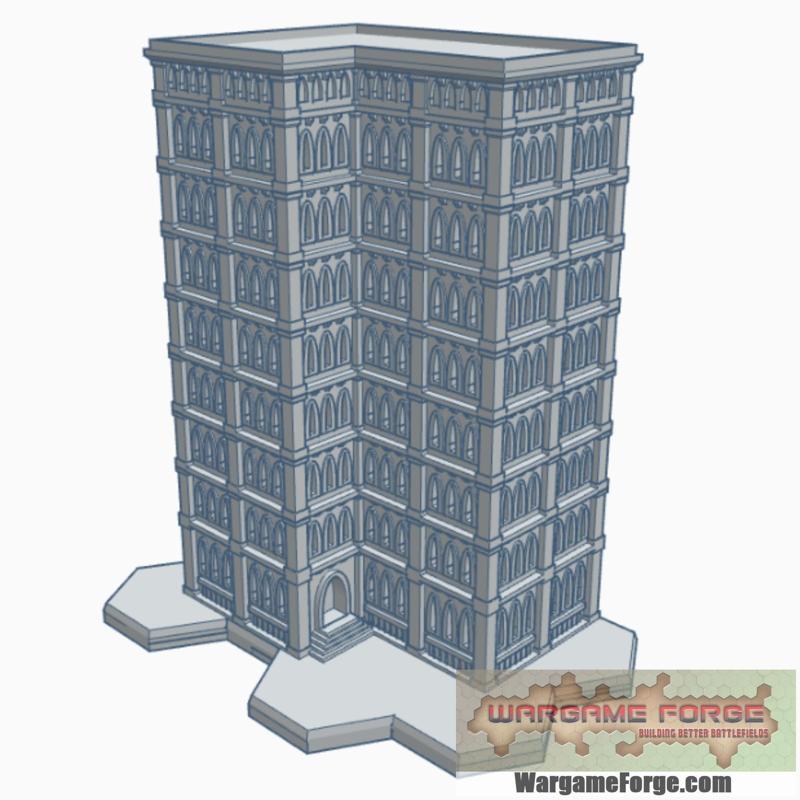 Gothic Building 99 with Hex Base GHB099