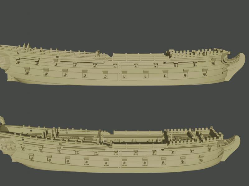 GB Roebuck-class 5th rate (2-PACK) (44 guns), 1774-1836 AOA-GB-27