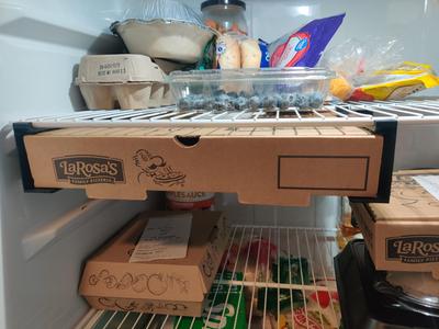 Under Shelf Pizza Box Storage