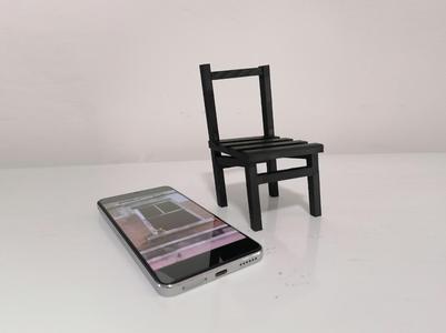 Tilting Chair Phone Stand