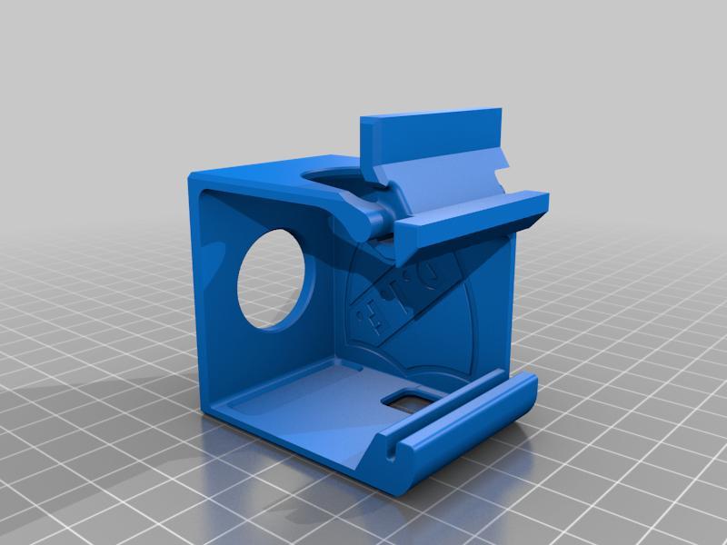 DIN rail mounted button