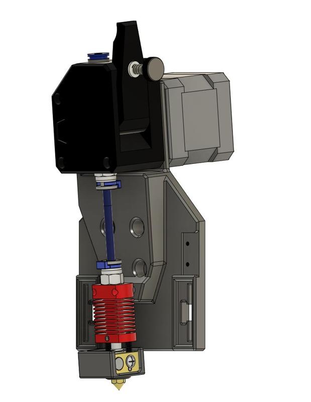 CR-30 Printmill X-Carriage - 5 Degree Angle - Direct Drive BMG - MGN12 Linear Rail