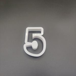 COOKIE CUTTER NUMBER FIVE SHAPE