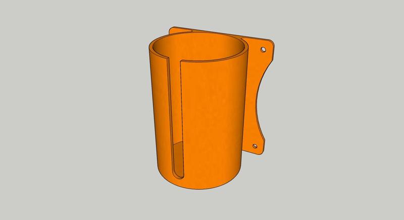 Müllbeutelrollenhalter (10l Beutel)
