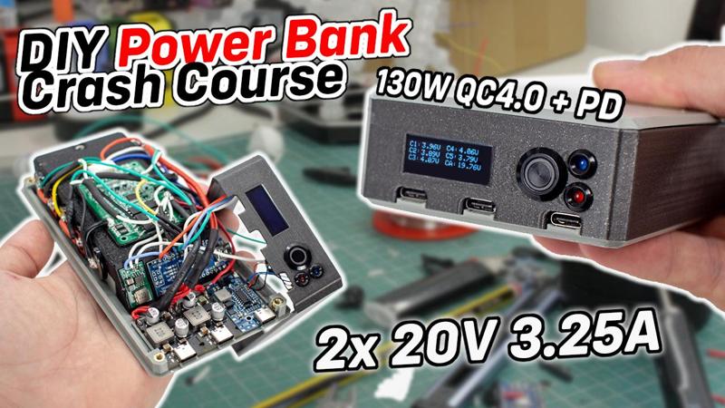 DIY Fast Charge 130W Power Bank