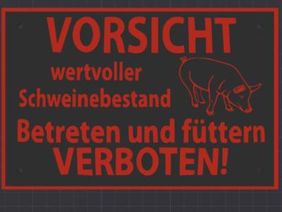 Valuable Pig Stock Sign