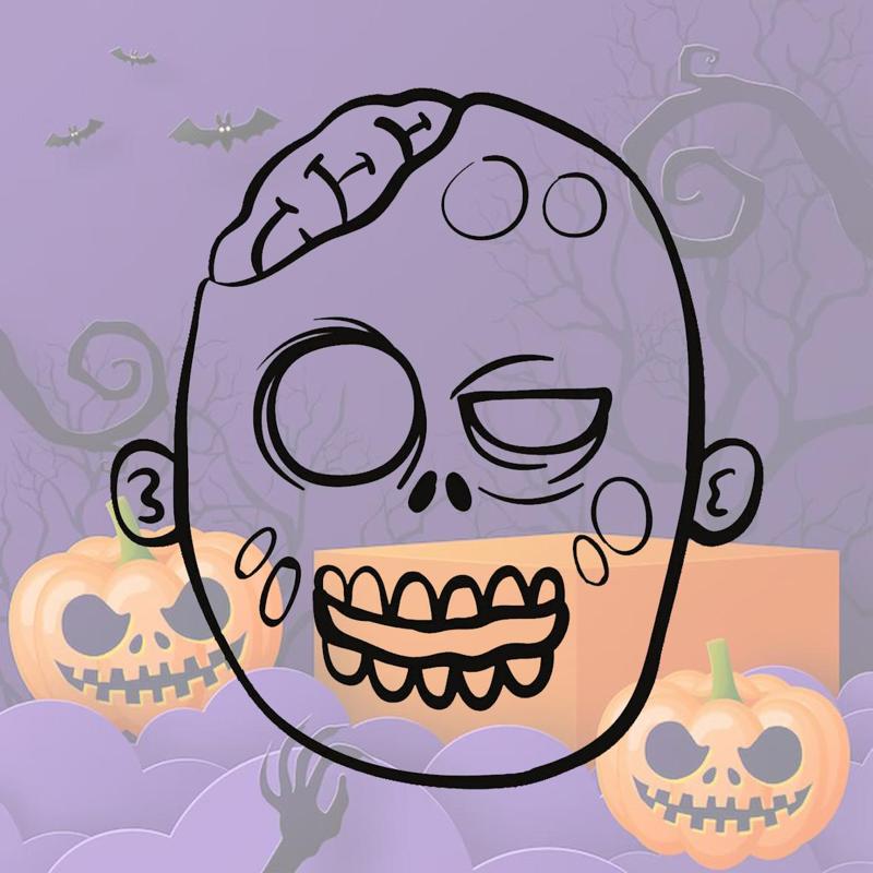 Zombie Halloween Cookie Mold