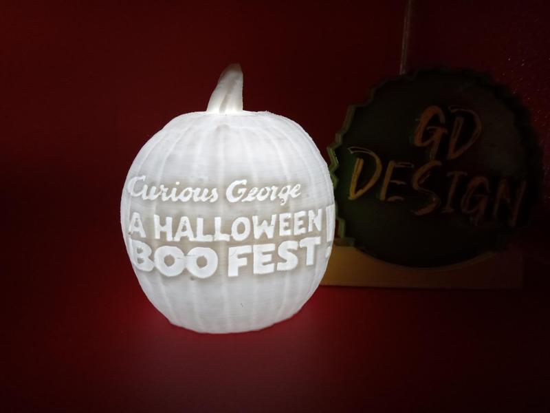 Curious George A Halloween Boo Fest HALLOWEEN PUMPKIN LIGHT