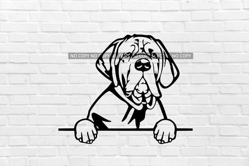 Neapolitan Mastiff dog wall decoration
