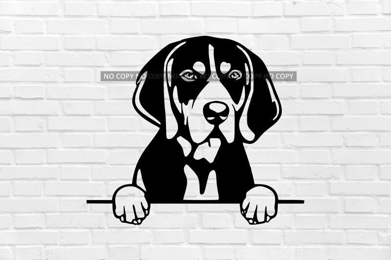Bluetick coonhound wall decoration