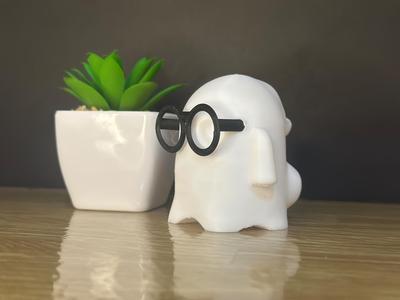 Cheeky Geeky Ghost - Cute Figure