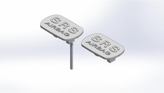 Mercedes W203 SRS Rear Cover V2